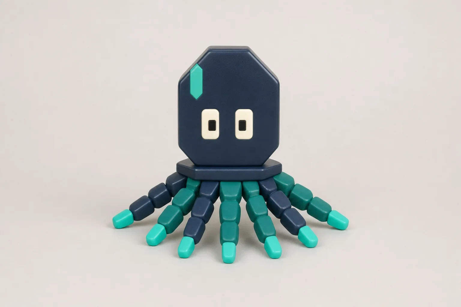 Mason, Esy’s octopus, as a vinyl toy