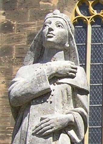 Ivory relief portrait of Empress Theophanu, 10th century
