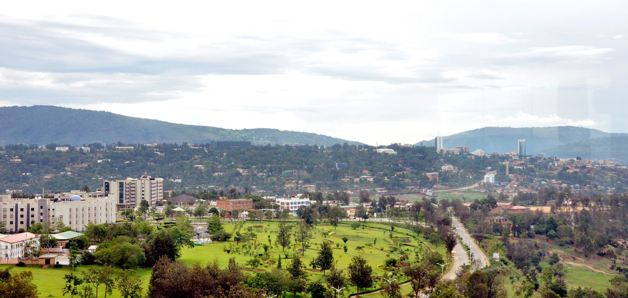 Modern Kigali skyline