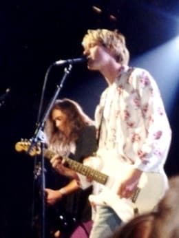 Nirvana band members circa 1992