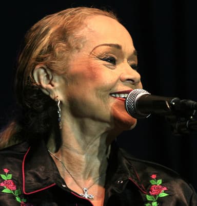 Etta James performing