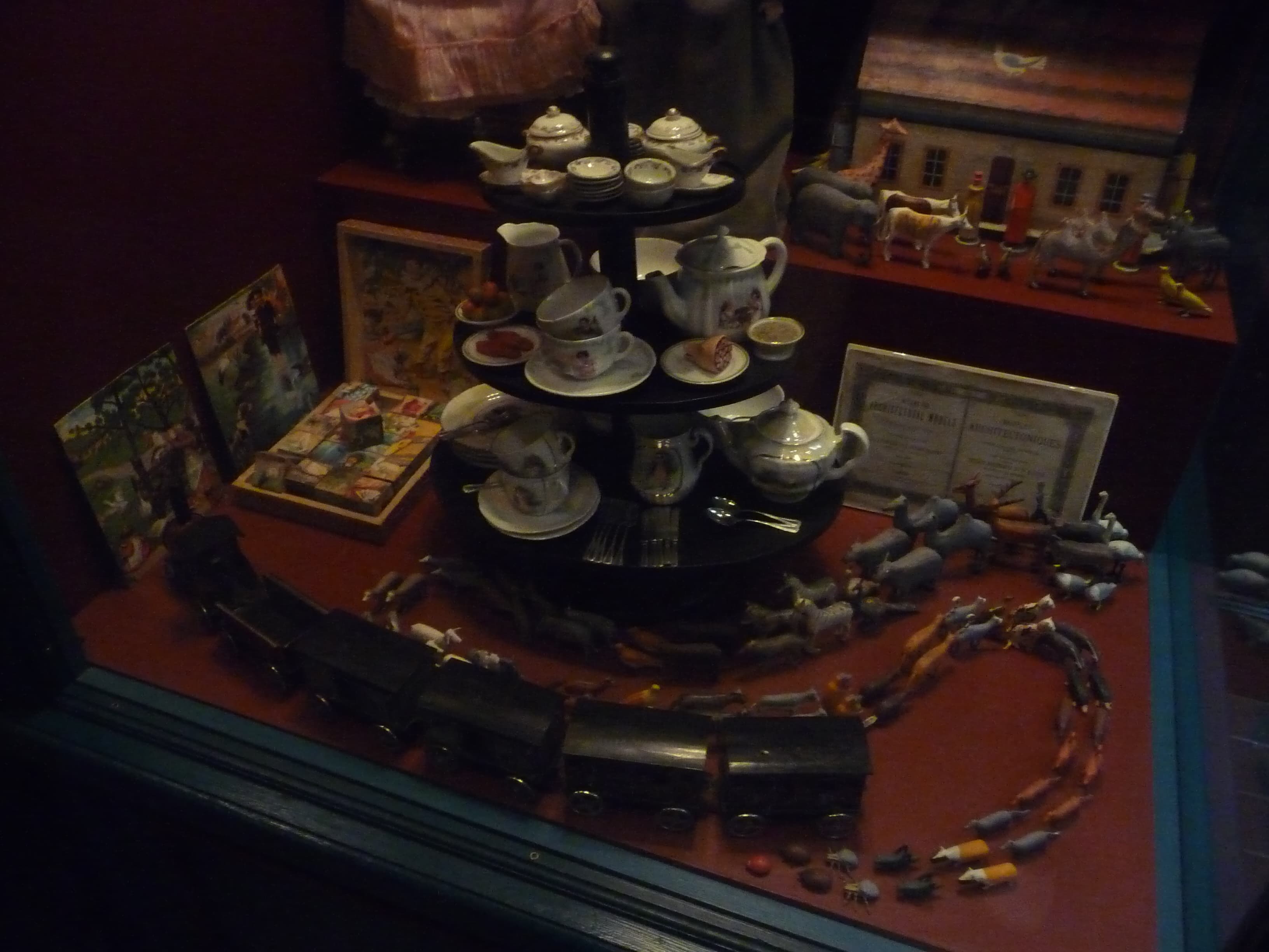 Victorian toy shop recreation at Museum of London