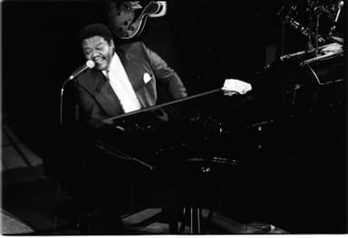 Fats Domino performing