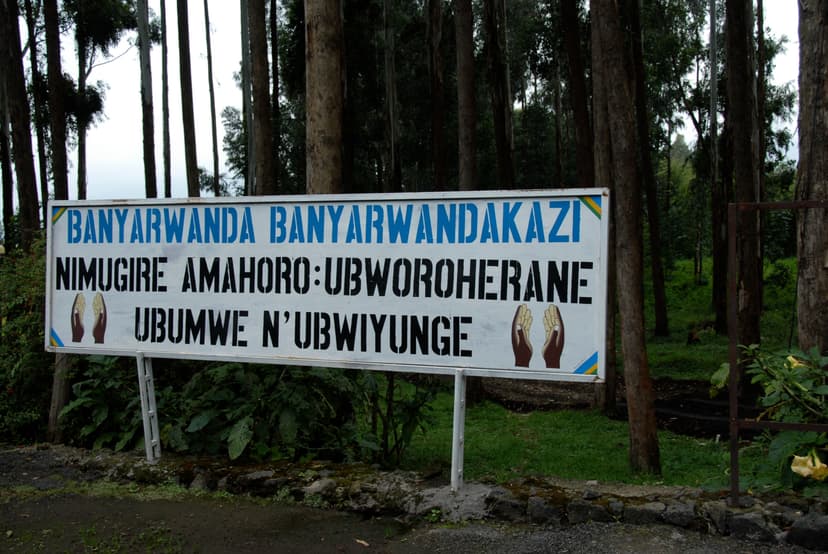 Rwanda Makes Peace - sign of reconciliation