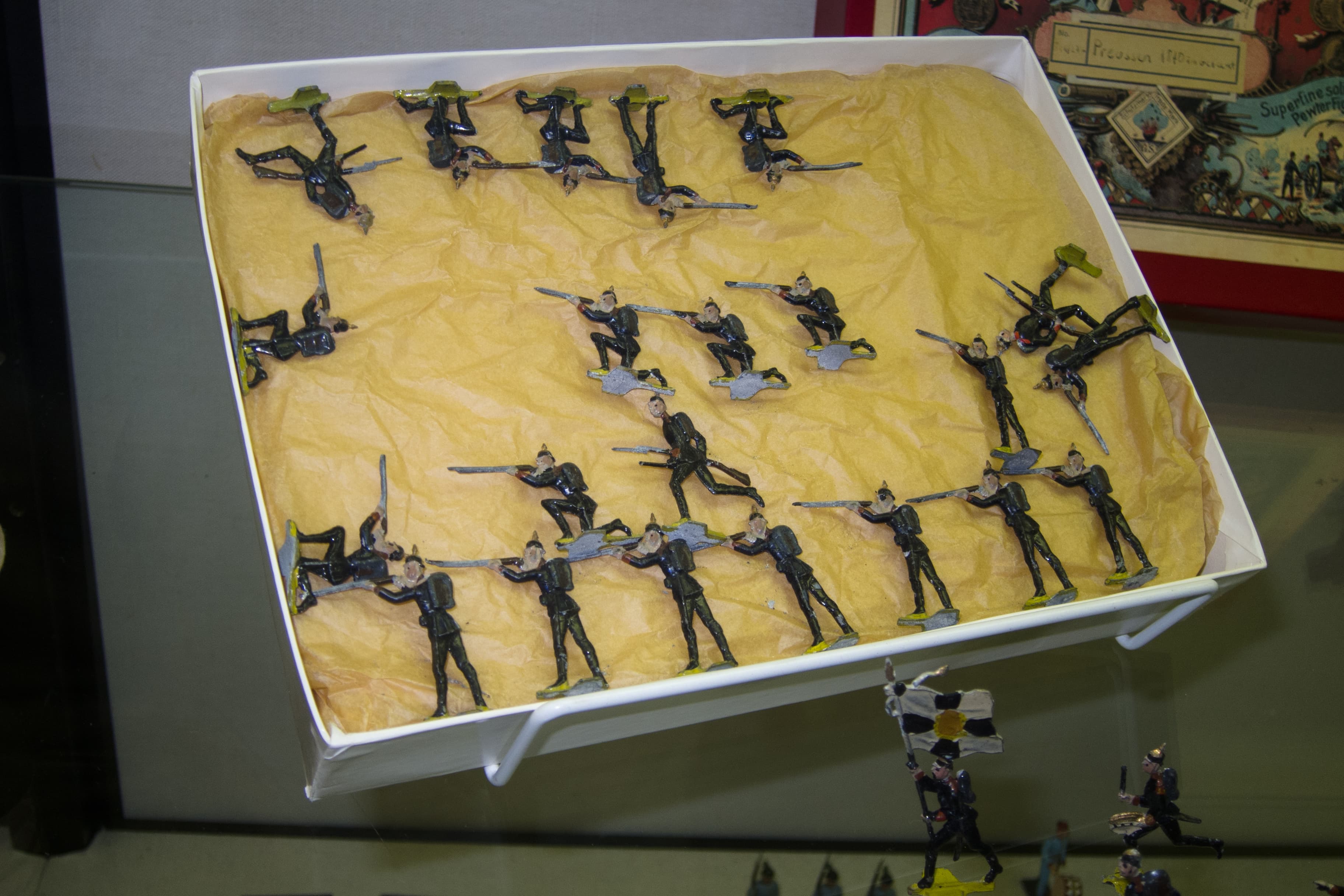 19th century German infantry tin soldiers