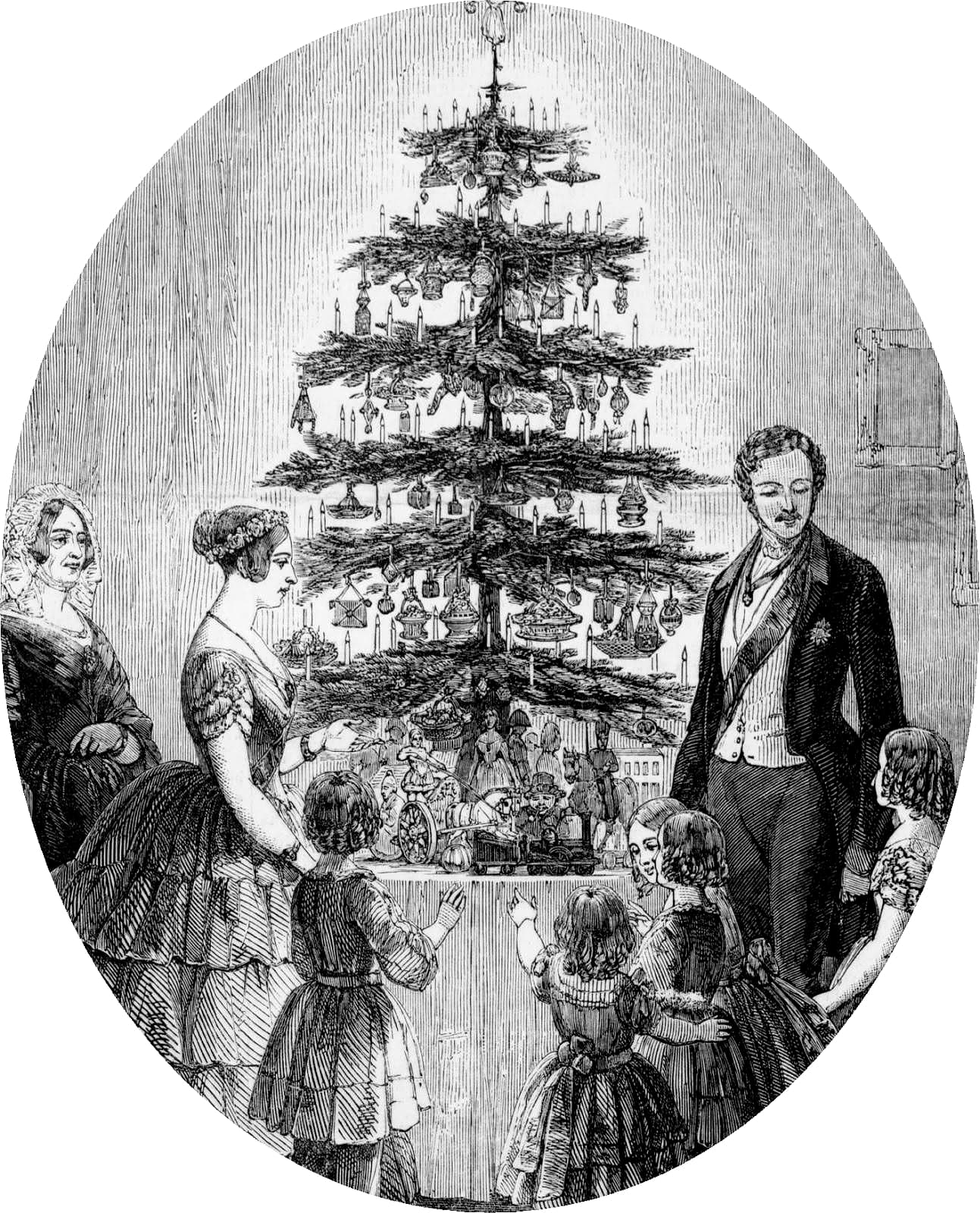 The Christmas Tree at Windsor Castle, 1848