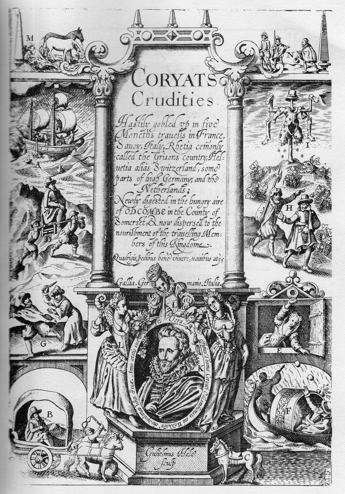 Title page from Coryat's Crudities, 1611