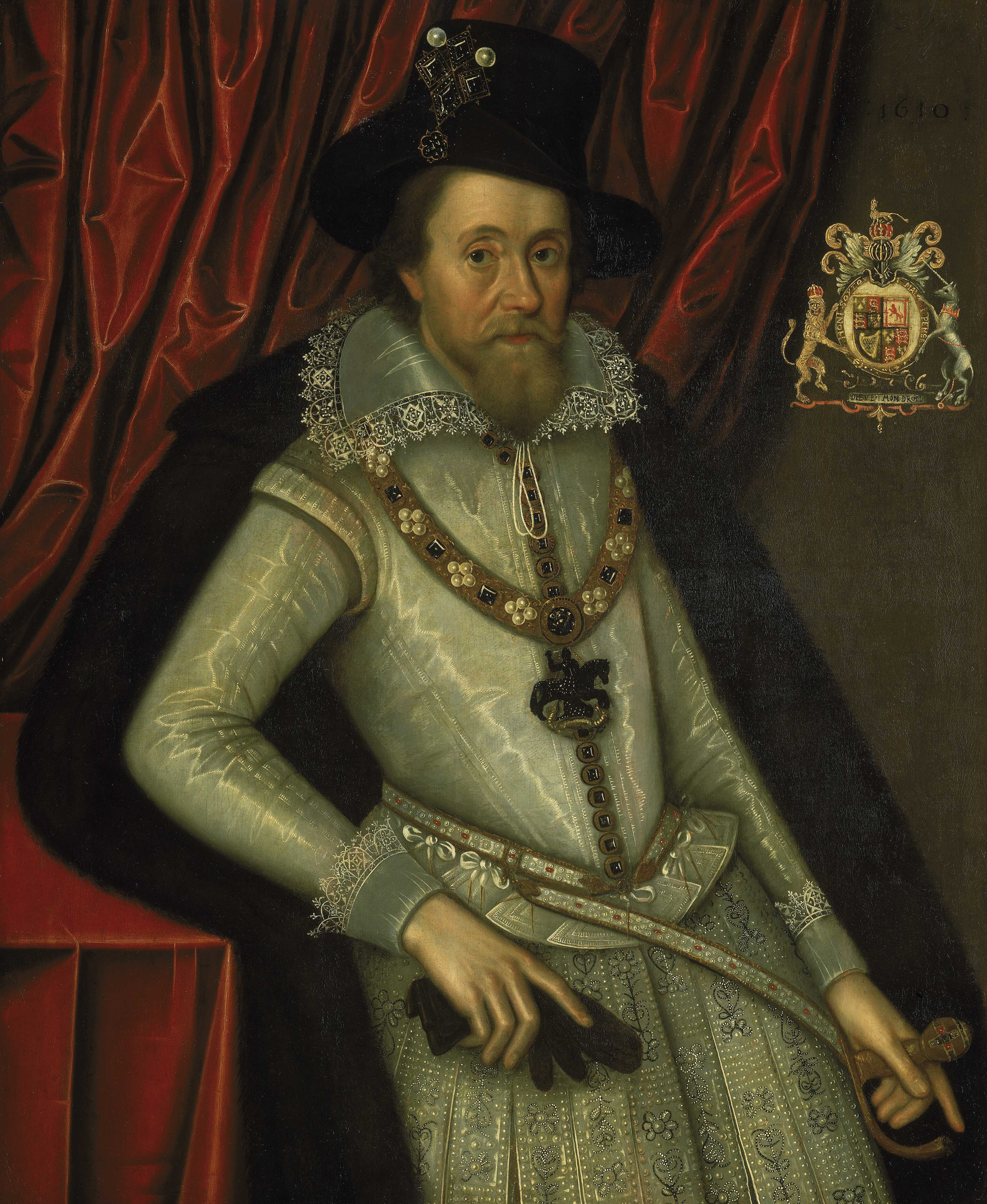 Portrait of King James I by John de Critz, early 17th century