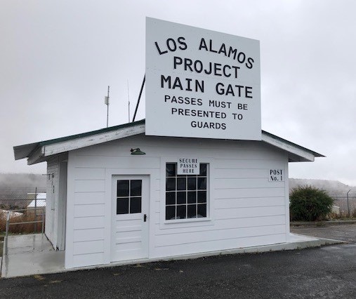Los Alamos Project Main Gate - Passes Must Be Presented to Guards