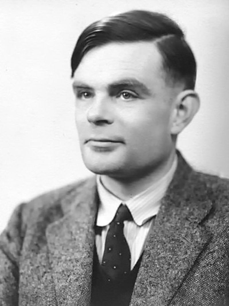 Alan Turing in 1951, three years before his death