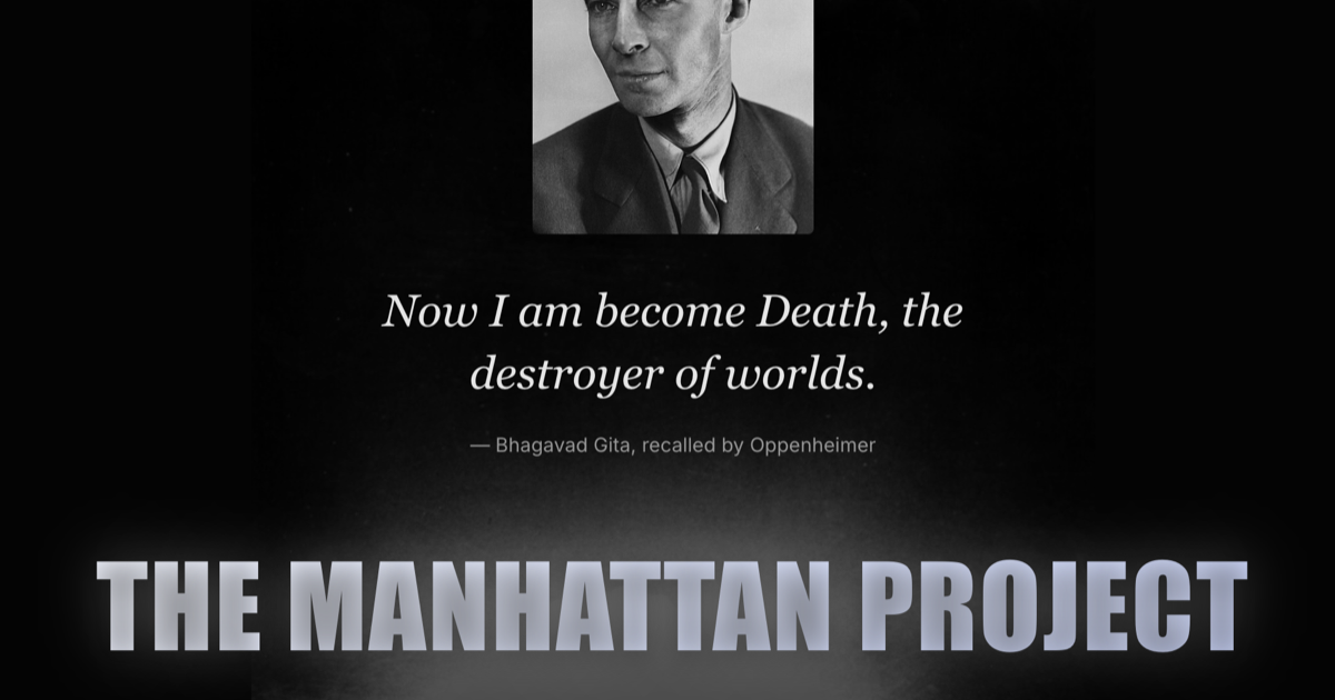 Now I Am Become Death