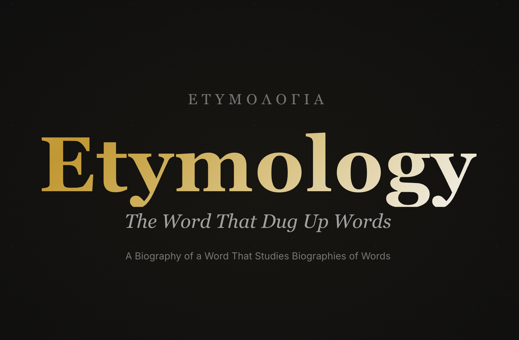 Etymology